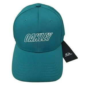 Oakley Men's 6 Panel Waved Hat Petrol L/XL